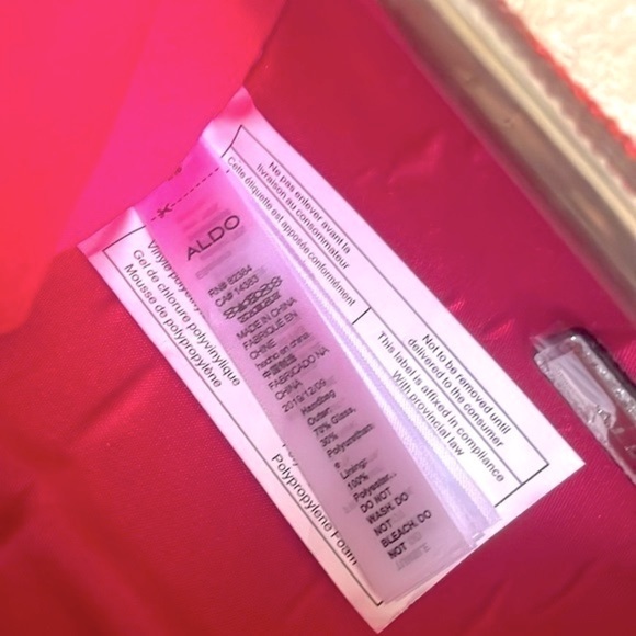 Aldo "Cherry Pop" Rhinestone ENVOLEE MINI CROSSBODY BAG Chain Purse Bling Clutch - Picture 13 of 16